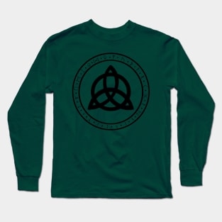 Trinity knot with runes Long Sleeve T-Shirt